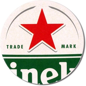 Heineken Branded Cardboard Pub Beer Mats